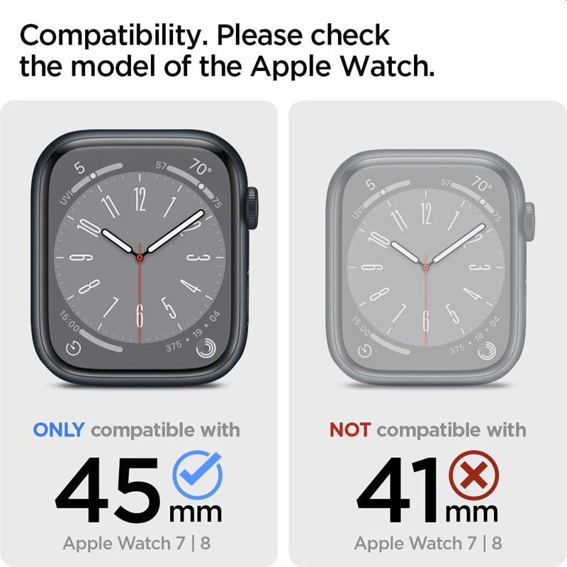 Spigen Case Apple Watch 45mm - Tough Armor - Black