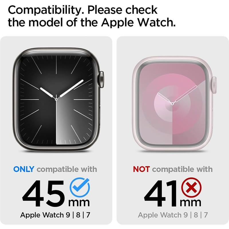 Spigen Case Apple Watch 45mm - Tough Armor - Black